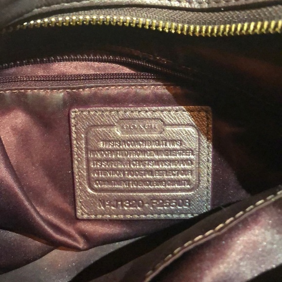 Like NEW COACH! gently used shoulder purse 💜!! - Picture 7 of 7